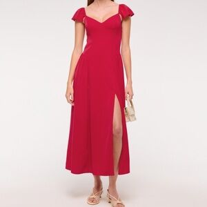 ❤️ Abercrombie & Fitch Sweetheart Midi Dress – Size SP – NWT